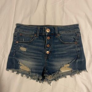 NWT high waisted American eagle jean shorts size 4